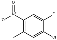 3-Chloro-4-fluoro-5-nitrotoluene Struktur