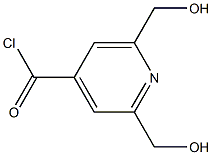 2,6-bis(hydroxyMethyl)isonicotinoyl chloride Struktur