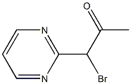 1-broMo-1-(pyriMidin-2-yl)propan-2-one Struktur