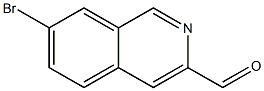 7-broMoisoquinoline-3-carbaldehyde Struktur