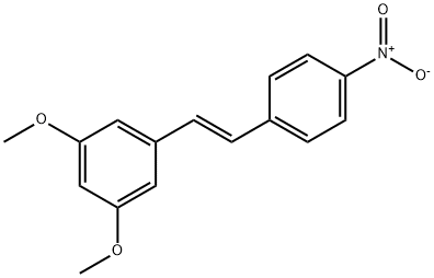 1,3-DiMethoxy-5-[2-(4-nitro-phenyl)-vinyl]-benzene Struktur