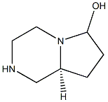 (8aS)-octahydropyrrolo[1,2-a]pyrazin-6-ol Struktur