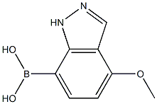 4-Methoxy-1H-indazol-7-yl-7-boronic acid Struktur