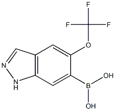 5-(trifluoroMethoxy)-1H-indazol-6-yl-6-boronic acid Struktur