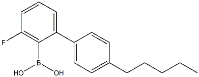 3-Fluoro-4'-pentyl-biphenylboronic acid Struktur