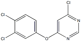 4-(3,4-dichlorophenoxy)-6-chloropyriMidine Struktur