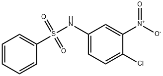 N-(4-Chloro-3-nitrophenyl)benzenesulfonaMide, 97% Structure