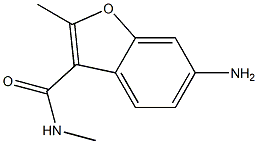 6-aMino-N,2-diMethylbenzofuran-3-carboxaMide Struktur