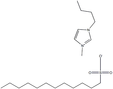 1-butyl-3-MethyliMidazoliuM dodecylsulfonate Struktur