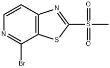 4-broMo-2-(Methylsulfonyl)thiazolo[5,4-c]pyridine Struktur