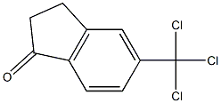 5-TrichloroMethyl-indan-1-one Struktur