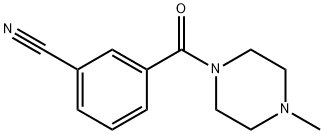 3-(4-Methylpiperazine-1-carbonyl)benzonitrile Struktur