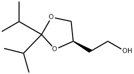 (R)-4-(2-Hydroxyethyl)-2,2-diisopropyl-1,3-dioxolane Struktur