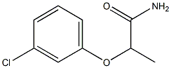 2-[3-Chlorophenoxy]propionamide Solution Struktur