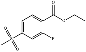 Ethyl 2-Fluoro-4-(Methylsulfonyl)benzoate Struktur