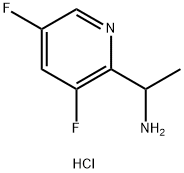 1-(3,5-difluoropyridin-2-yl)ethanaMine hydrochloride Struktur