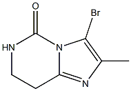 3-broMo-2-Methyl-7,8-dihydroiMidazo[1,2-c]pyriMidin-5(6H)-one Struktur