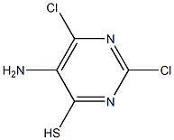 5-aMino-2,6-dichloropyriMidine-4-thiol Struktur