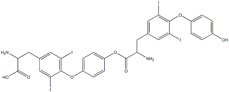 3,5-Diiodo-DL-thyronine 3,5-Diiodo-DL-thyronine Struktur