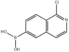 1-chloroisoquinolin-6-yl-6-boronic acid Struktur