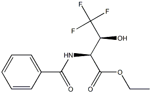 (2S,3S)-Ethyl2-benzaMido-4,4,4-trifluoro-3-hydroxybutanoate Struktur