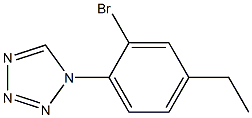 1-(2-broMo-4-ethylphenyl)-1H-tetrazole Struktur