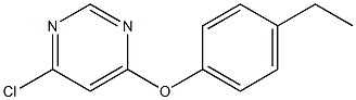 4-(4-ethylphenoxy)-6-chloropyriMidine Struktur