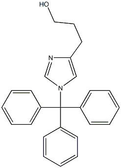 3-(1-trityl-1H-iMidazol-4-yl)propan-1-ol Struktur