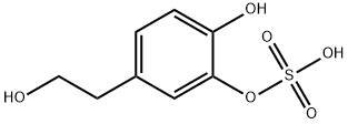 4-(2-Hydroxyethyl)-1,2-benzenediol 2-(Hydrogen Sulfate) SodiuM Struktur