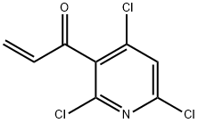 1-(2,4,6-trichloropyridin-3-yl)prop-2-en-1-one Struktur