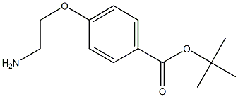 4-(2-AMino-ethoxy)-benzoic acid
tert-butyl ester Struktur