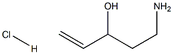 5-AMino-pent-1-en-3-ol.HCl Struktur