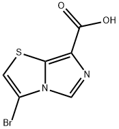 3-BroMoiMidazo[5,1-b]thiazole-7-carboxylic acid Struktur