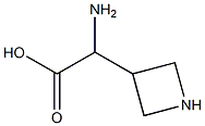 2-aMino-2-(azetidin-3-yl)acetic acid Struktur