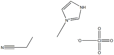 1-propylronitrile-3-MethyliMidazoliuM perchlorate Struktur