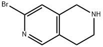 7-BroMo-1,2,3,4-tetrahydro-[2,6]naphthyridine Struktur