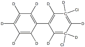 3,5-Dichlorobiphenyl-d5 Struktur