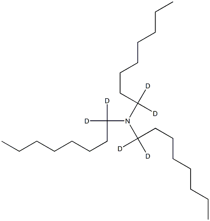 Tri(octyl--d2)aMine Struktur