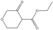 ETHYL 3-OXOTETRAHYDRO-2H-PYRAN-4-CARBOXYLATE Struktur