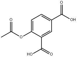 4-Acetoxyisophthalic Acid Struktur