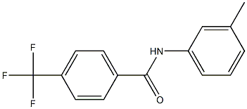 N-(3-methylphenyl)-4-(trifluoromethyl)benzamide Struktur