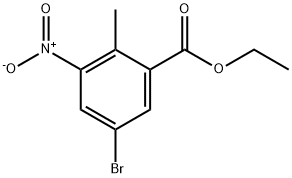 ethyl 5-broMo-2-Methyl-3-nitrobenzoate Struktur