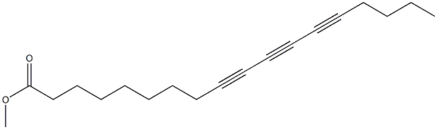 9,11,13-Octadecatriynoic acid Methyl ester Struktur