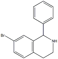 7-broMo-1-phenyl-1,2,3,4-tetrahydroisoquinoline Struktur