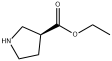 Ethyl (S)-Pyrrolidine-3-carboxylate Struktur