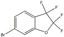 6-broMo-2,2,3,3-tetrafluoro-2,3-dihydrobenzofuran Struktur