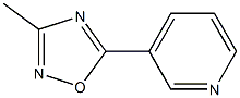 3-Methyl-5-(pyridin-3-yl)-1,2,4-oxadiazole Struktur