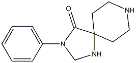 3-phenyl-1,3,8-triazaspiro[4.5]decan-4-one Struktur