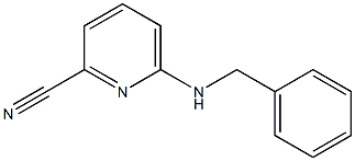 6-(benzylaMino)picolinonitrile Struktur