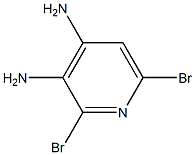 3,4-PyridinediaMine, 2,6-dibroMo- Struktur